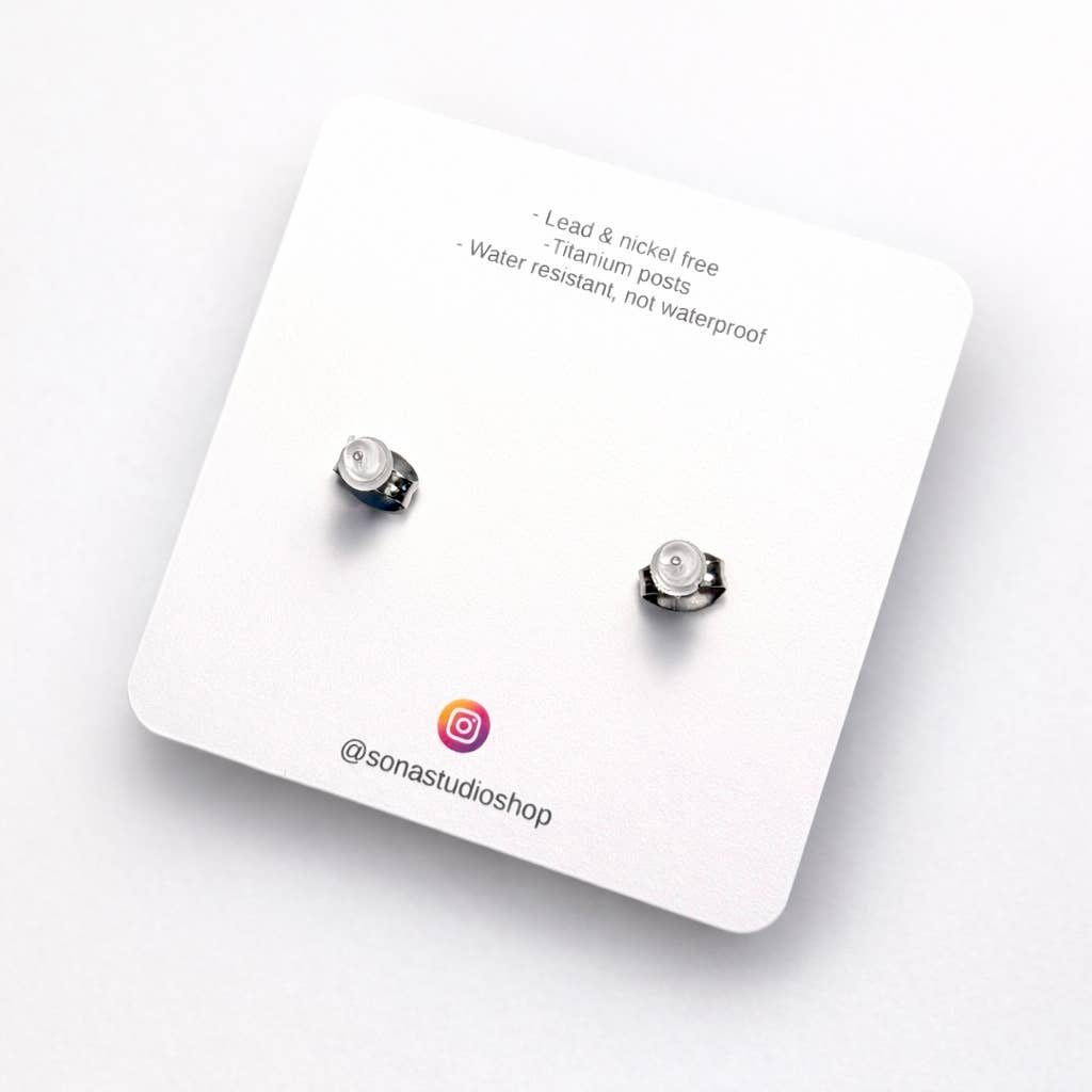 Pink Book Addict Earrings