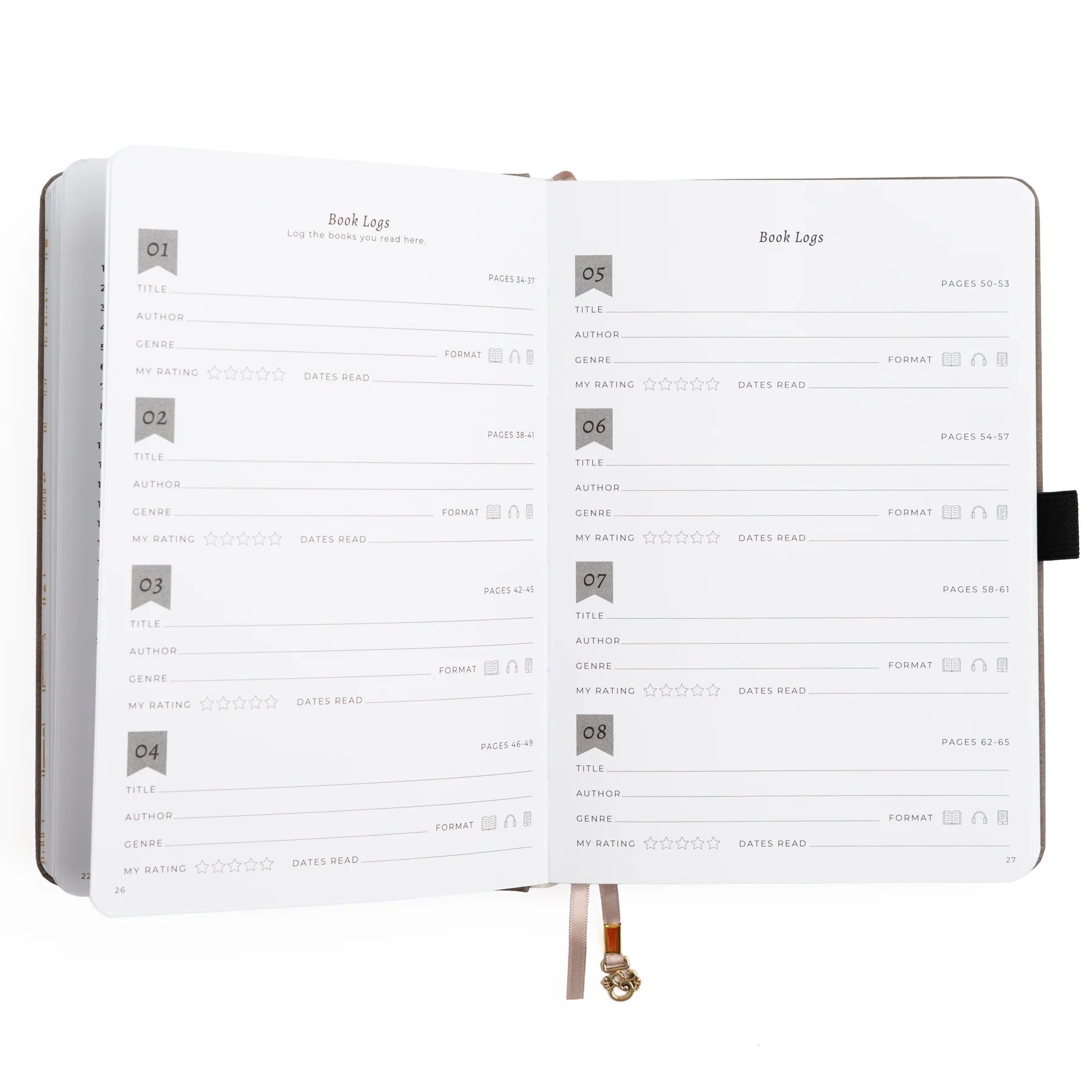 A5 Reading Journal: Books of Beauty PREORDER