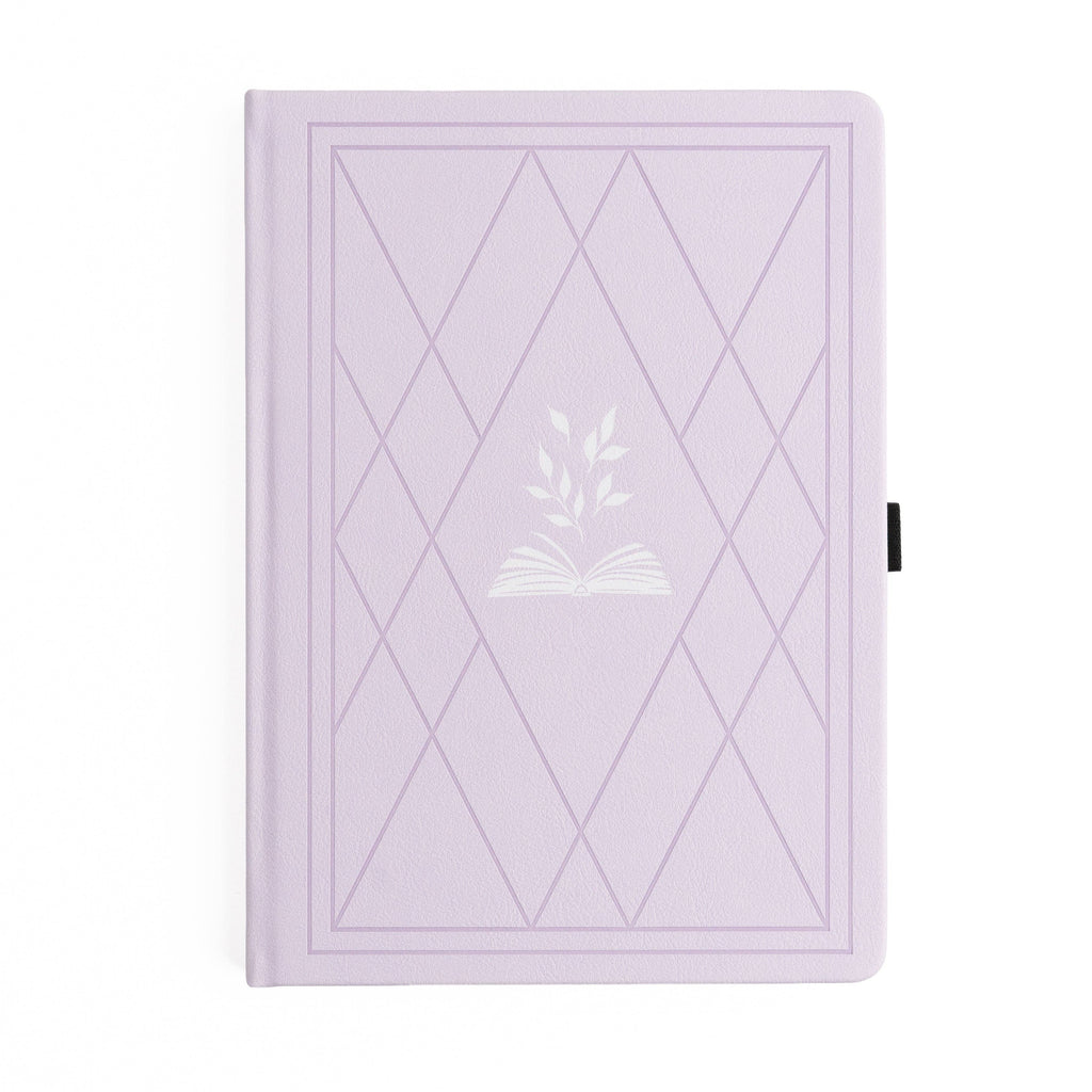 Vintage Library in Lilac: Reading Journal