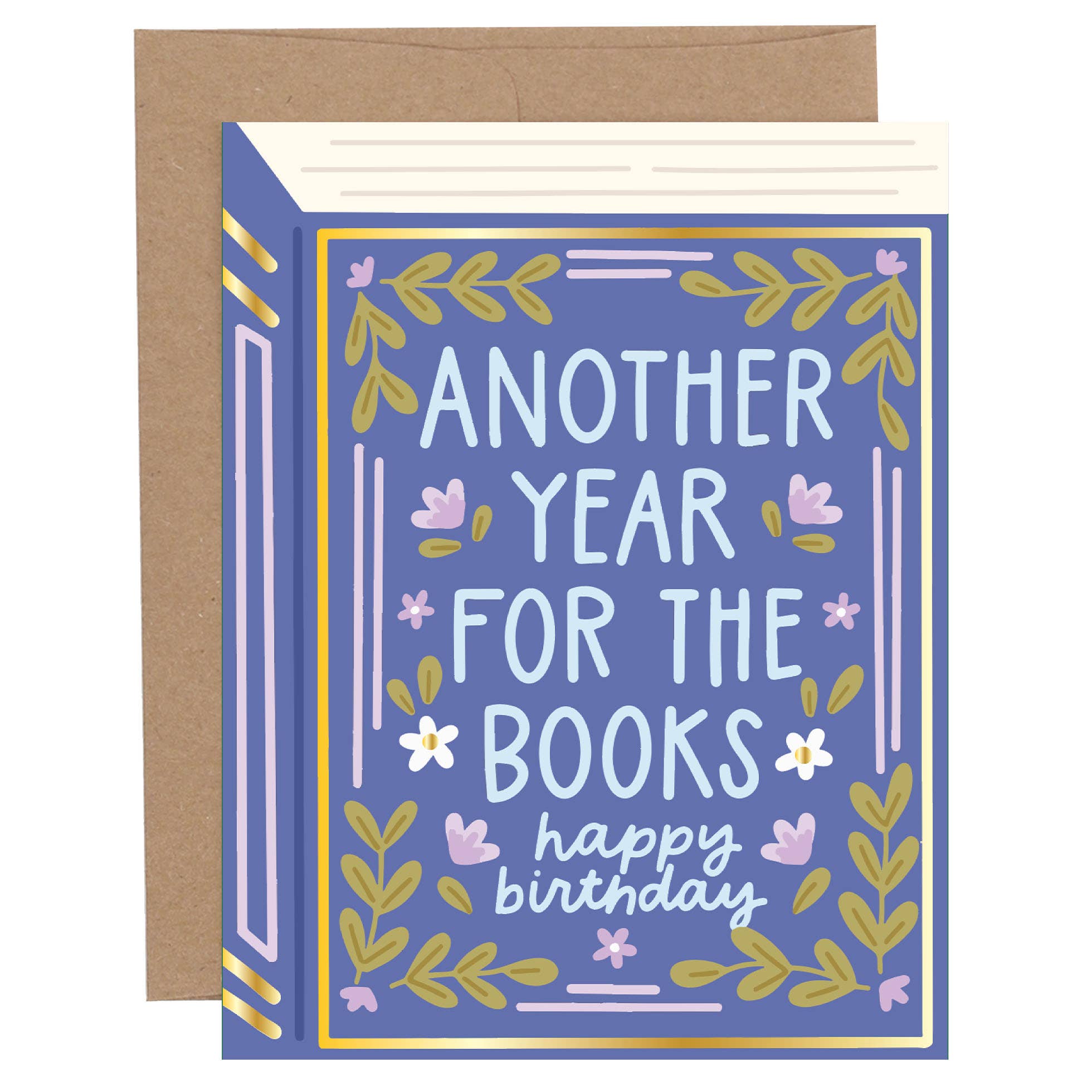 Another Year for the Books Birthday Greeting Card