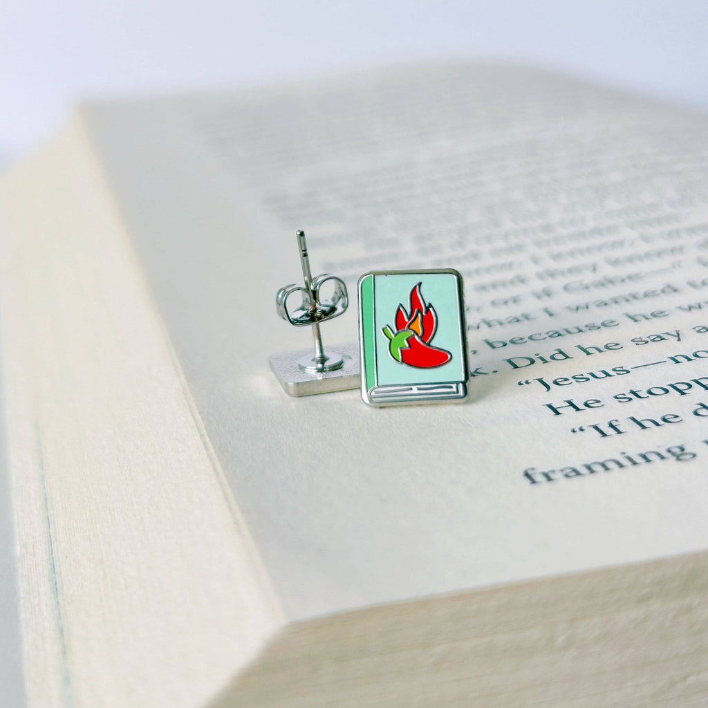 Spicy Books Earrings
