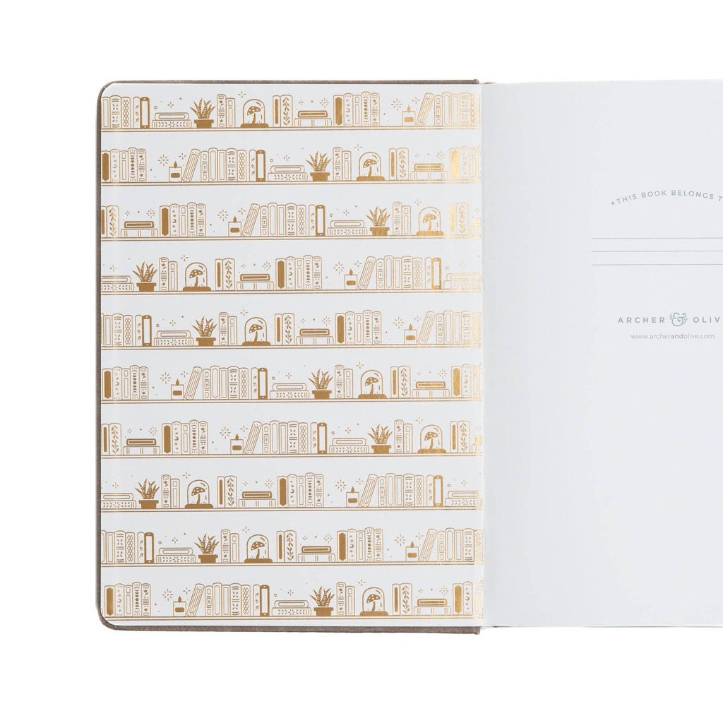 A5 Blank Bookshelf Notebook
