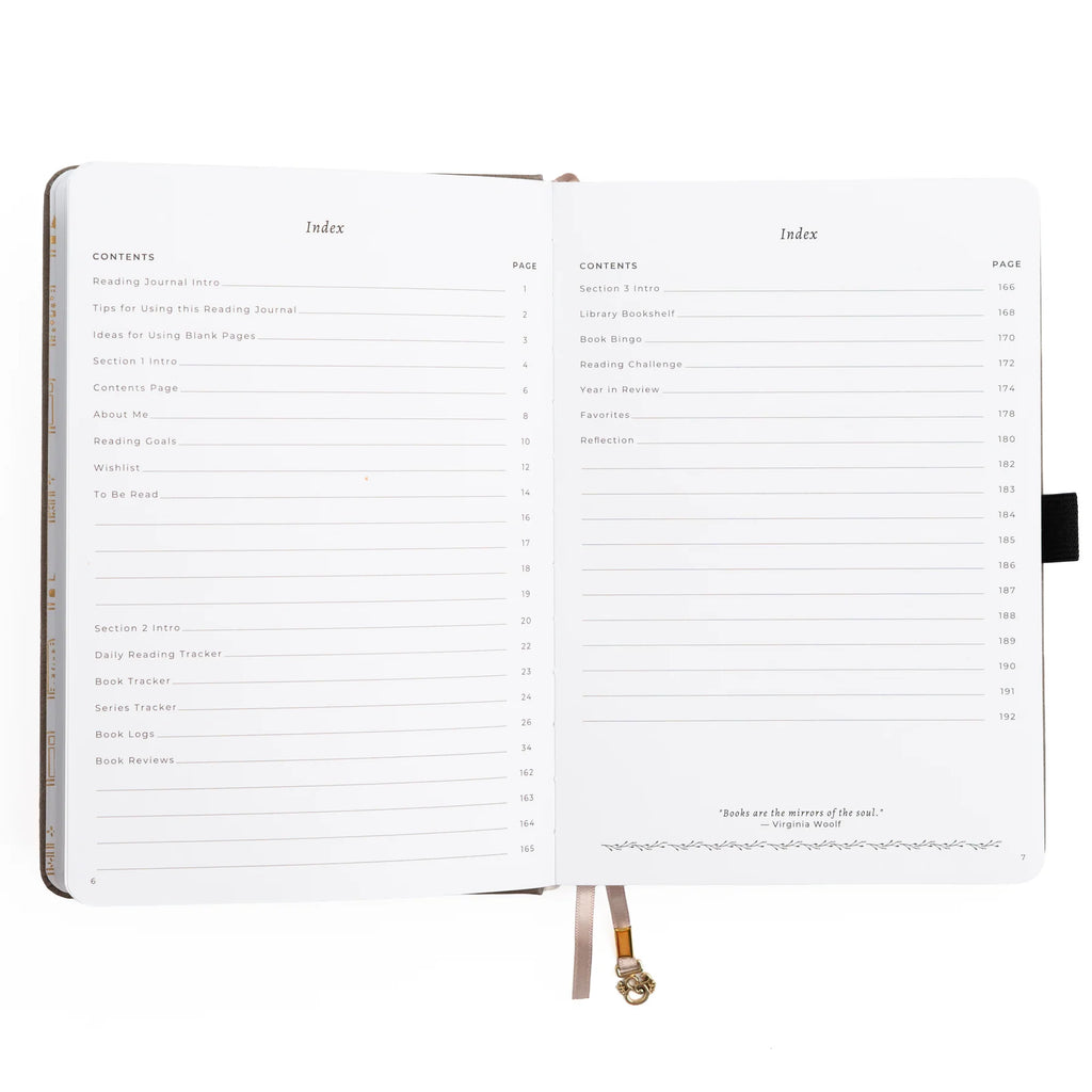 A5 Reading Journal: Books of Beauty PREORDER