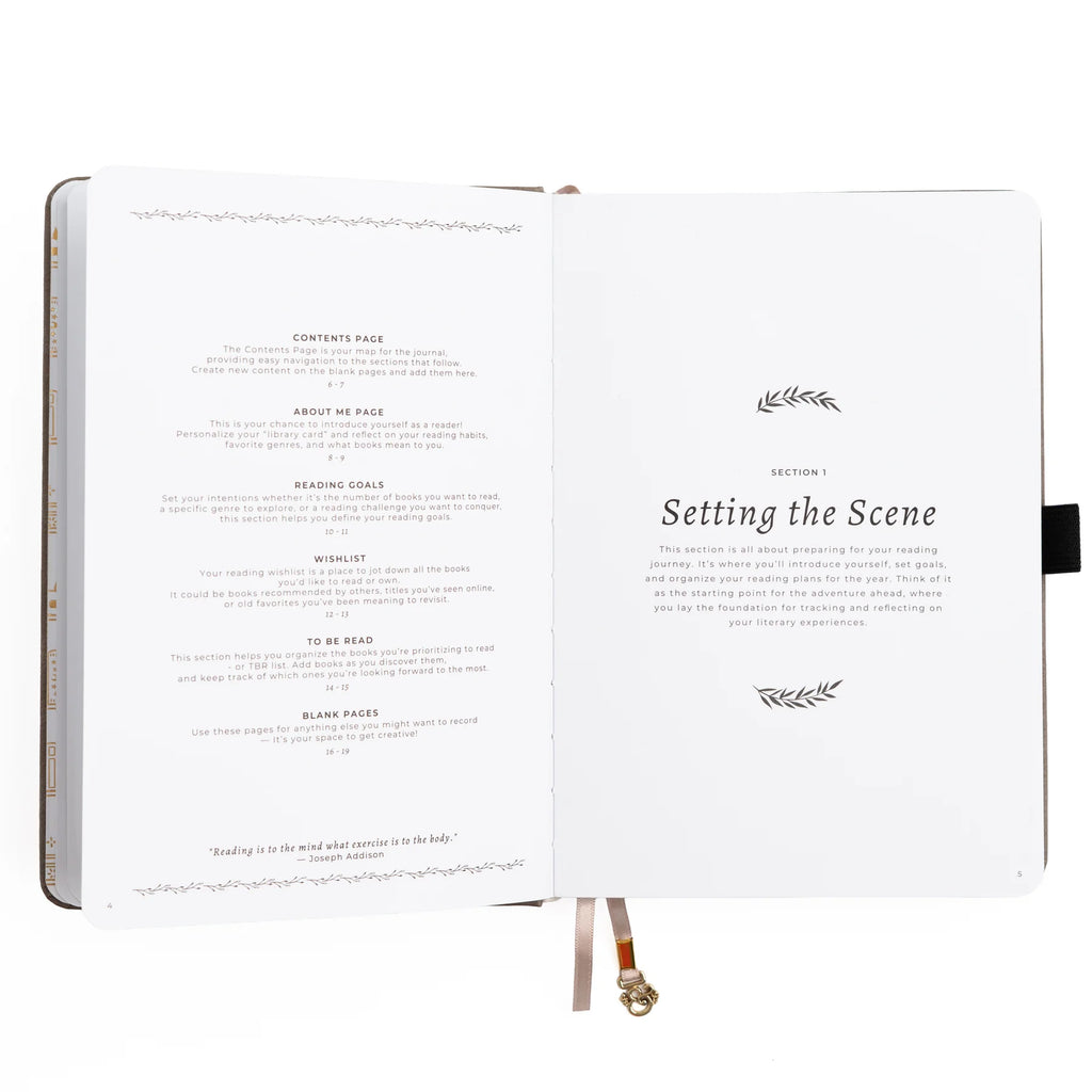 A5 Reading Journal: Books of Beauty PREORDER