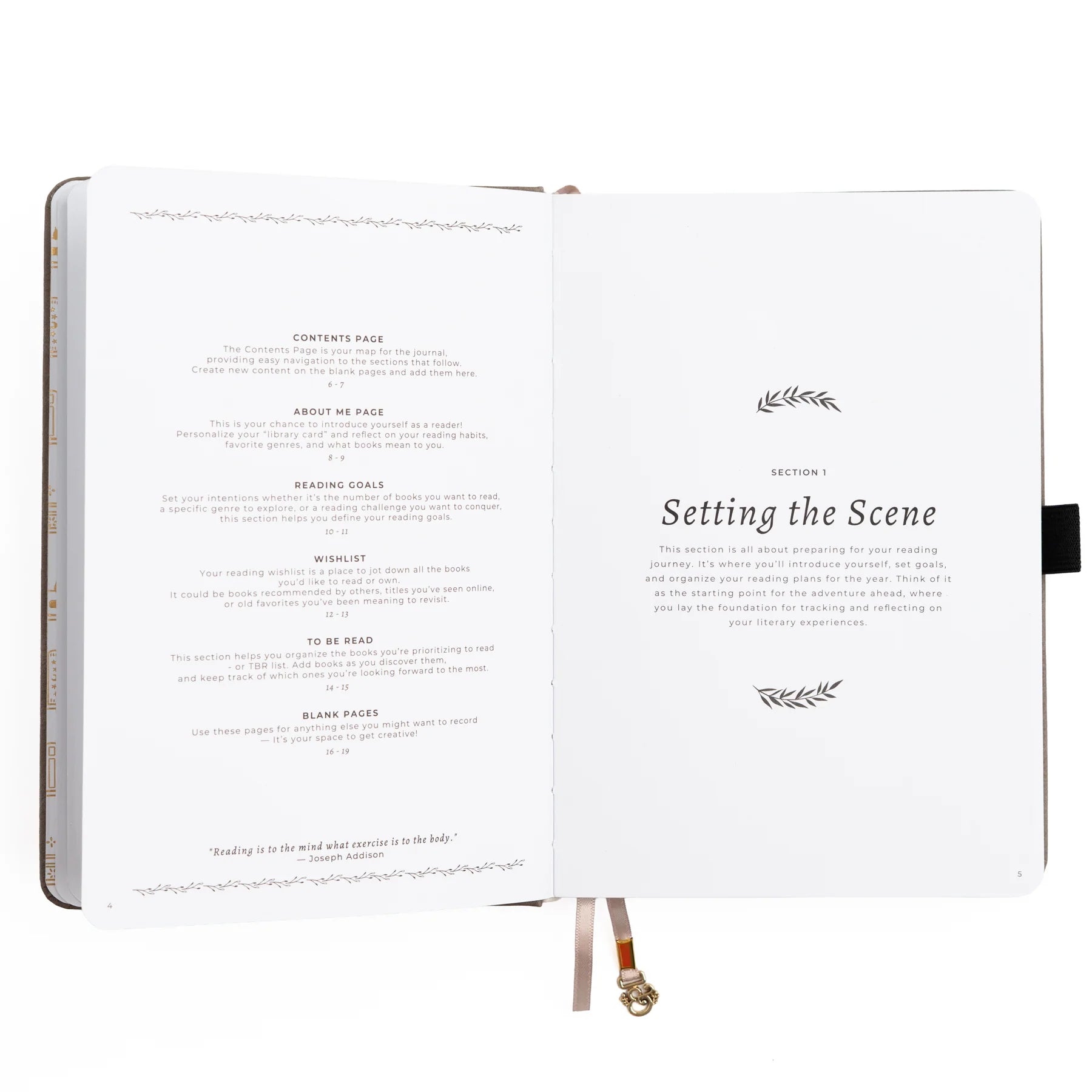 A5 Reading Journal: Books of Beauty PREORDER