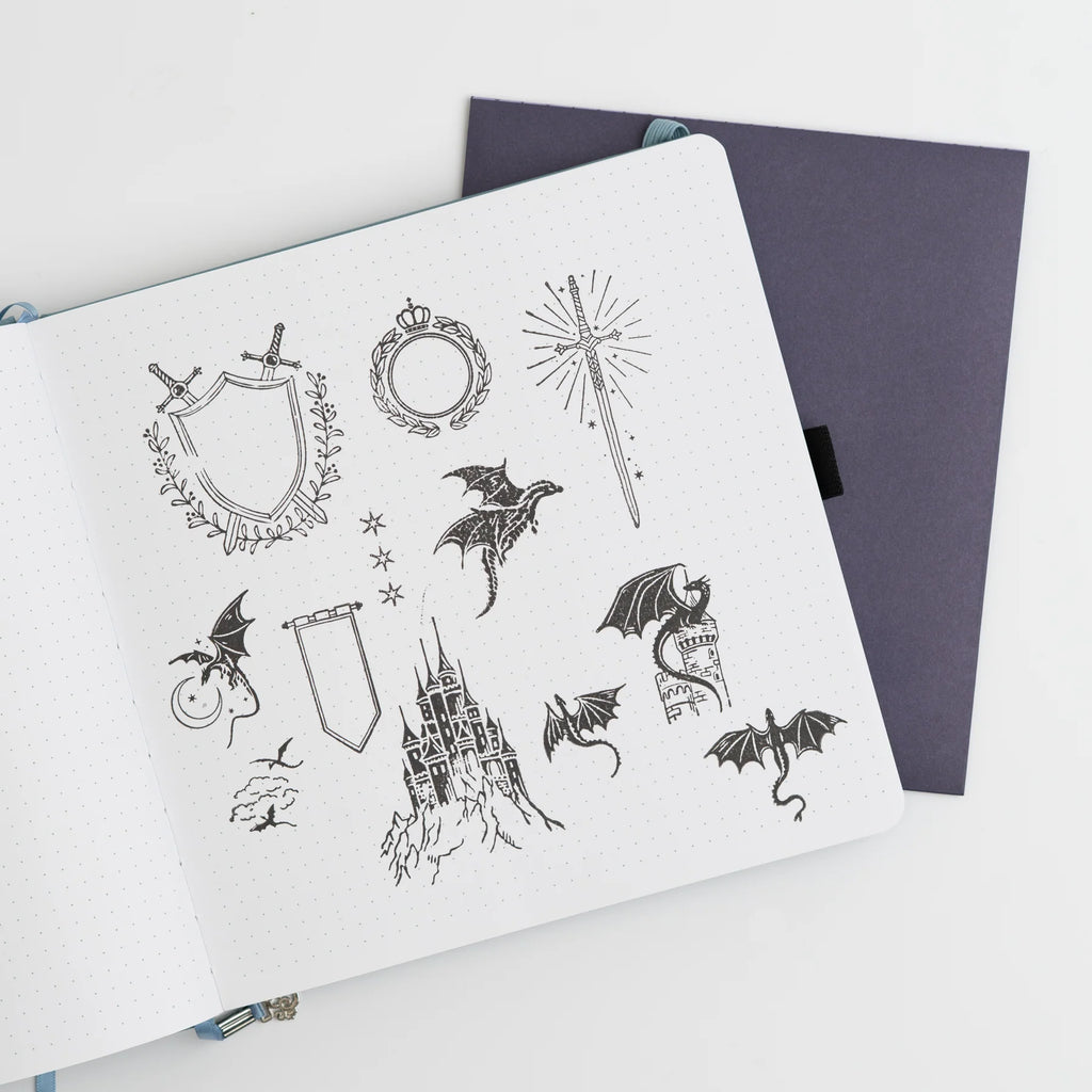 Dragon Spire Acrylic Stamp Set