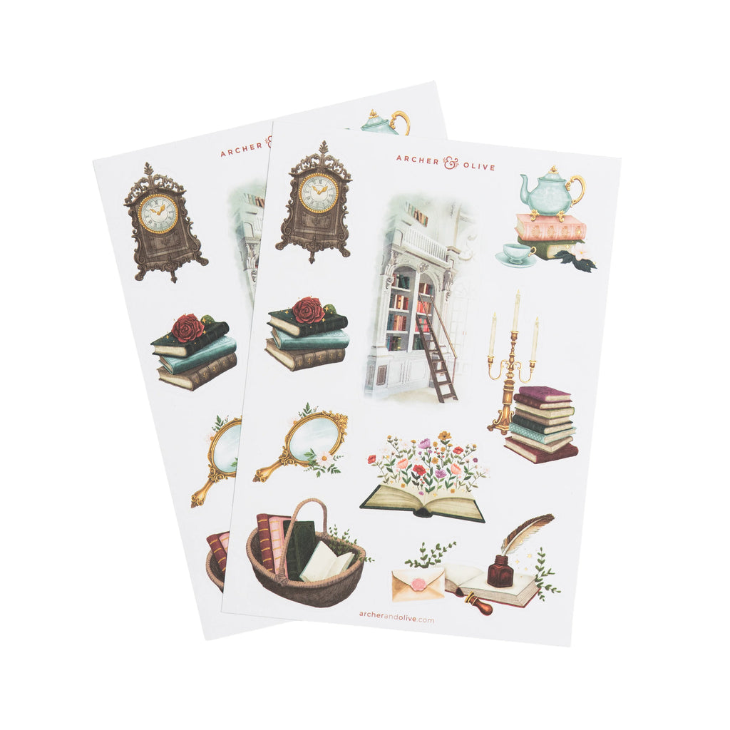 Books of Beauty Sticker Sheets