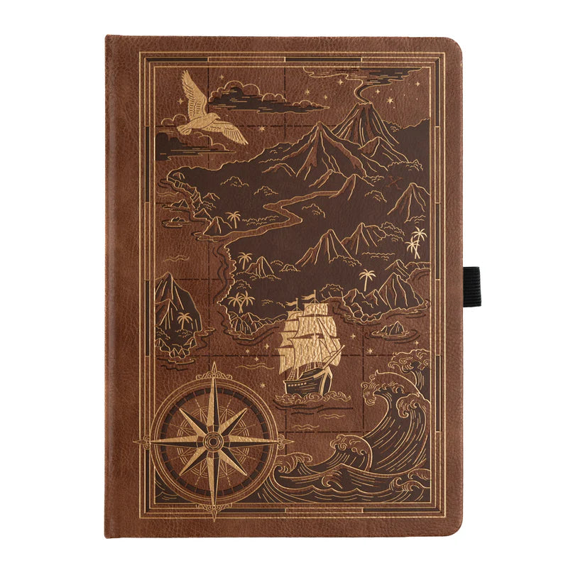 A5 Treasure Map Notebook