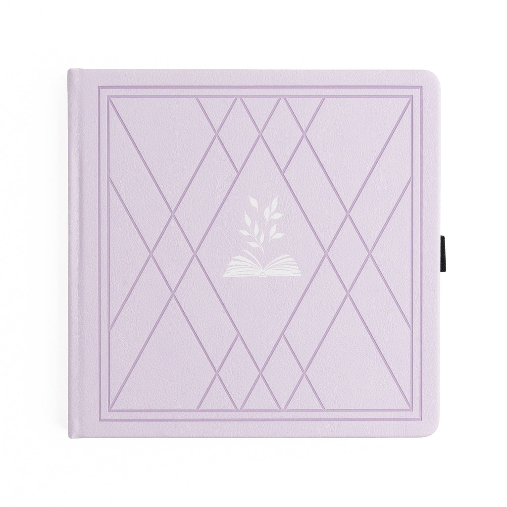 Vintage Library in Lilac: Reading Journal