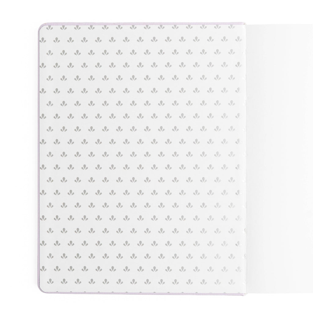 Vintage Library in Lilac: Reading Journal