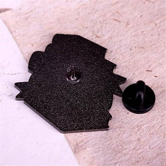 I've Lived a Thousand Lives Book Stack Enamel Pin
