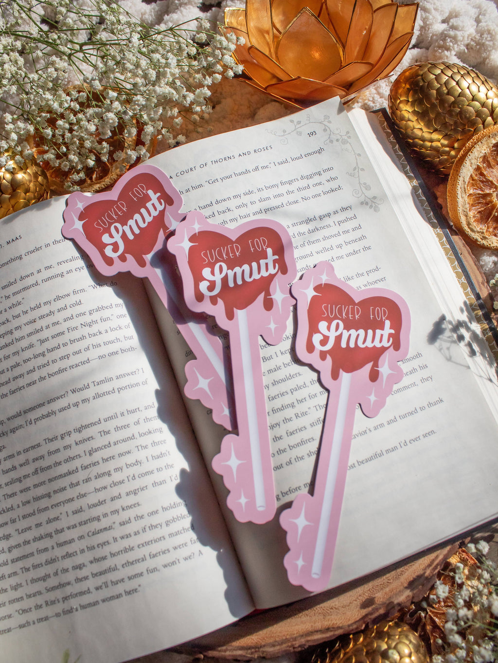Sucker for Smut Die-Cut Bookmark