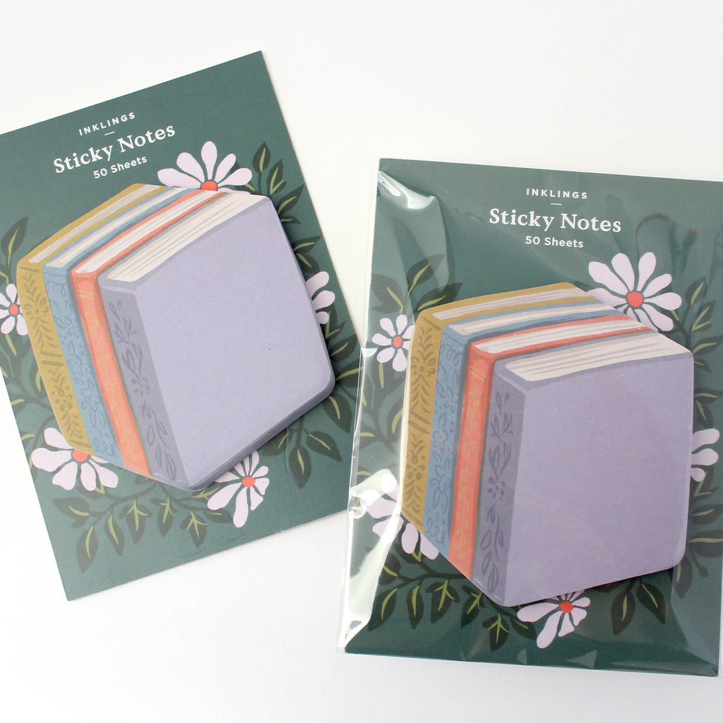 Book Stack Sticky Notes