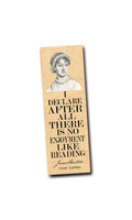 Jane Austen "No enjoyment like reading" Literary Bookmark