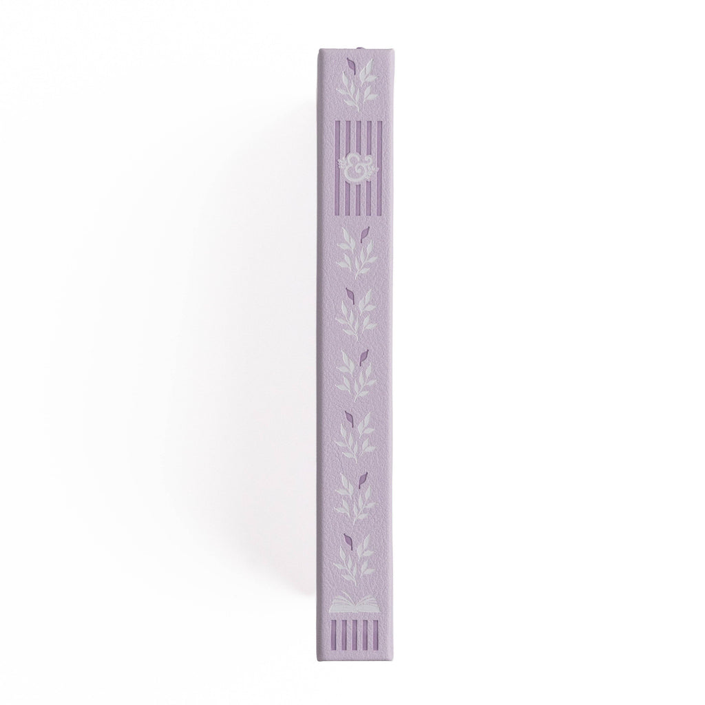 Vintage Library in Lilac: Reading Journal